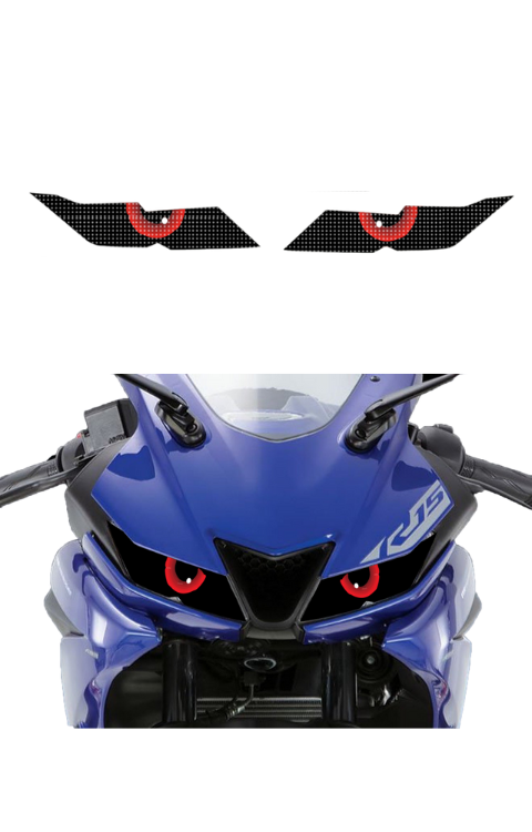 R15 V3 Headlight Sticker Eye Design